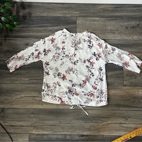 Fred David Floral Blouse Size Medium - Picture 11 of 11